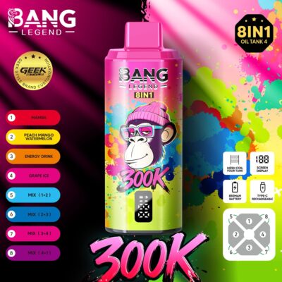 Bang Legend 300K Puffs Flavors 1