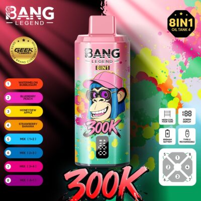 Bang Legend 300K Puffs Flavors 11