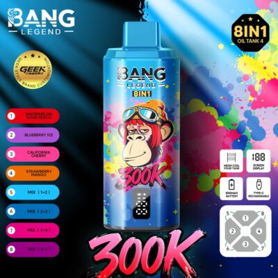Bang Legend 300K Puffs Flavors 12