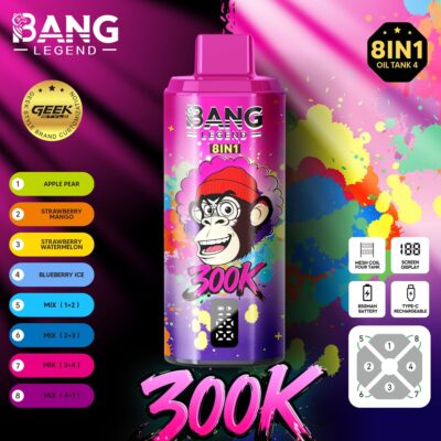 Bang Legend 300K Puffs Flavors 4