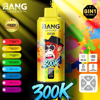 Bang Legend 300K Puffs Flavors 5