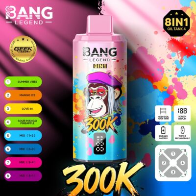 Bang Legend 300K Puffs Flavors 6