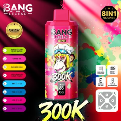 Bang Legend 300K Puffs Flavors 7