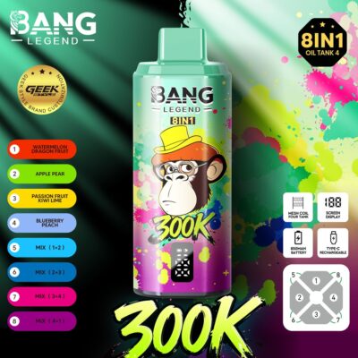 Bang Legend 300K Puffs Flavors 8