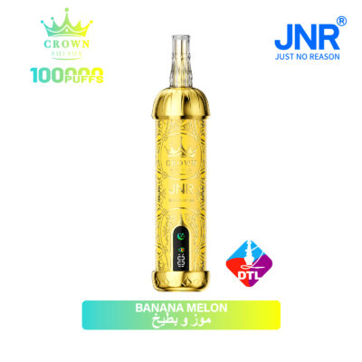 JNR Crown Shisha 100K Puffs Banana Melon