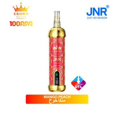 JNR Crown Shisha 100K Puffs Mango Peach