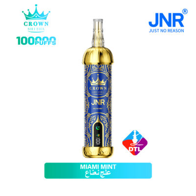 JNR Crown Shisha 100K Puffs Miami Mint