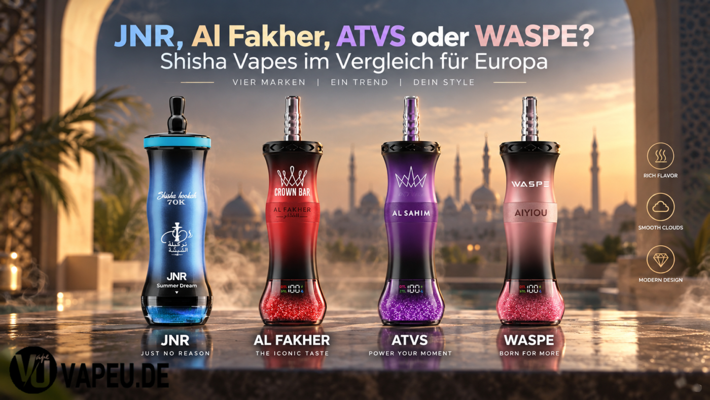 Moderne Shisha Vapes in Europa