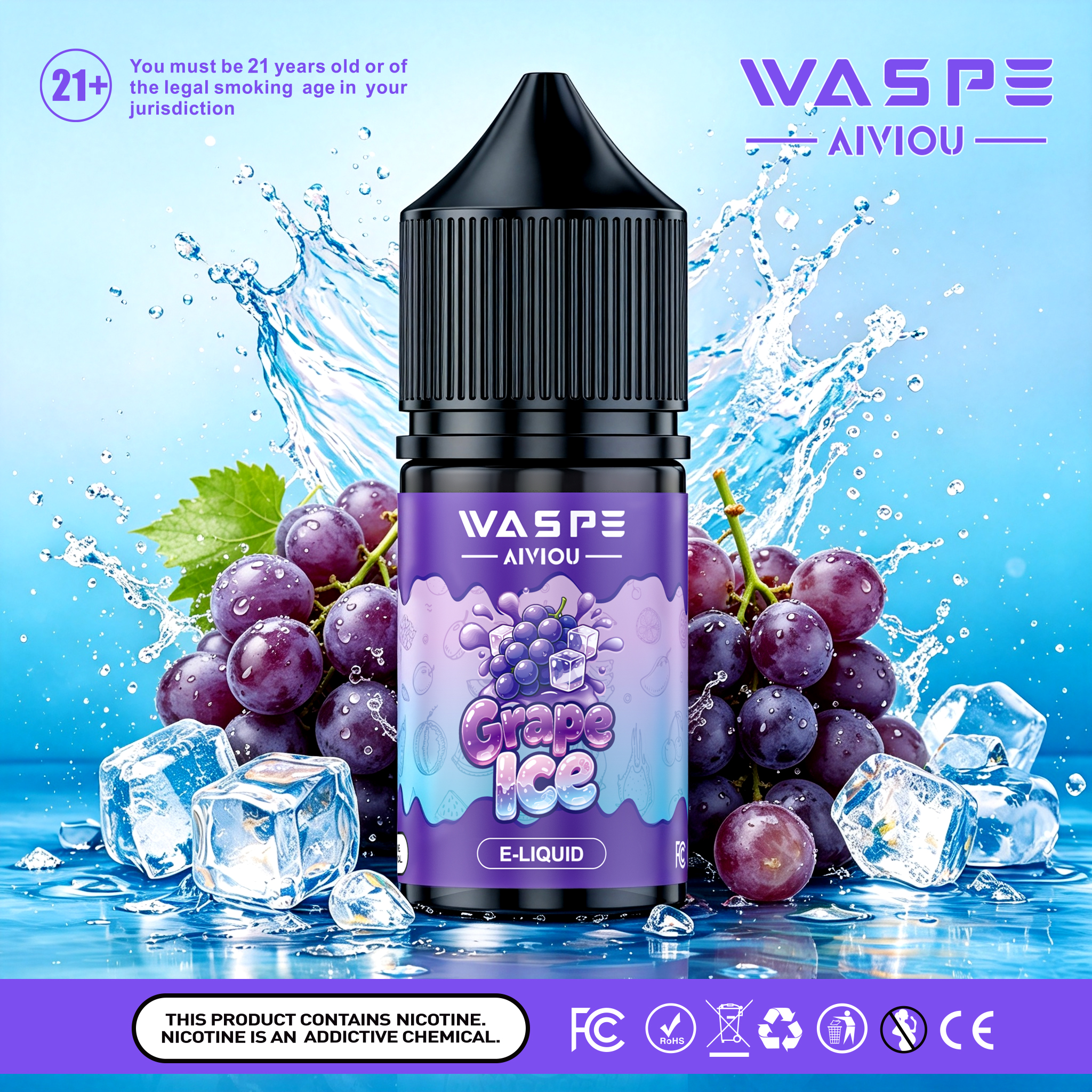 WASPE E LIQUID 30ML Flavors 1