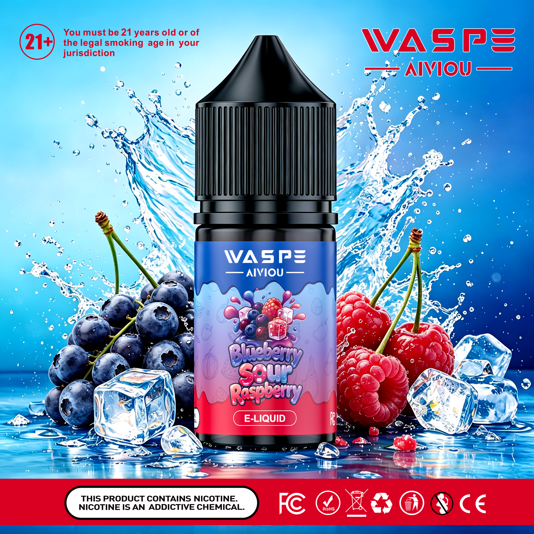 WASPE E LIQUID 30ML Flavors 9
