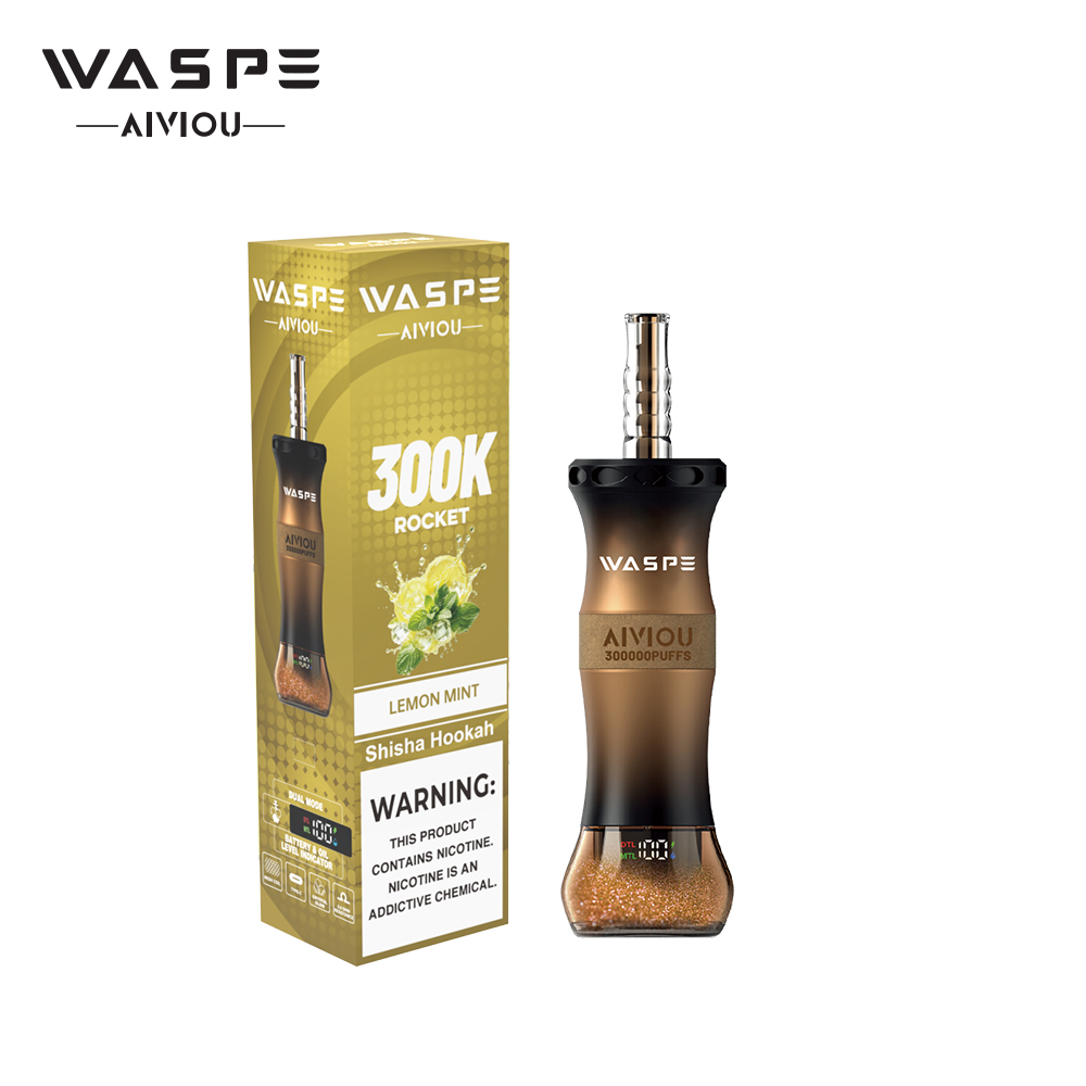WASPE Shisha Hookah 300K Puffs Flavors 6