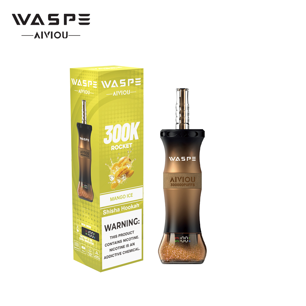 WASPE Shisha Hookah 300K Puffs Flavors 7