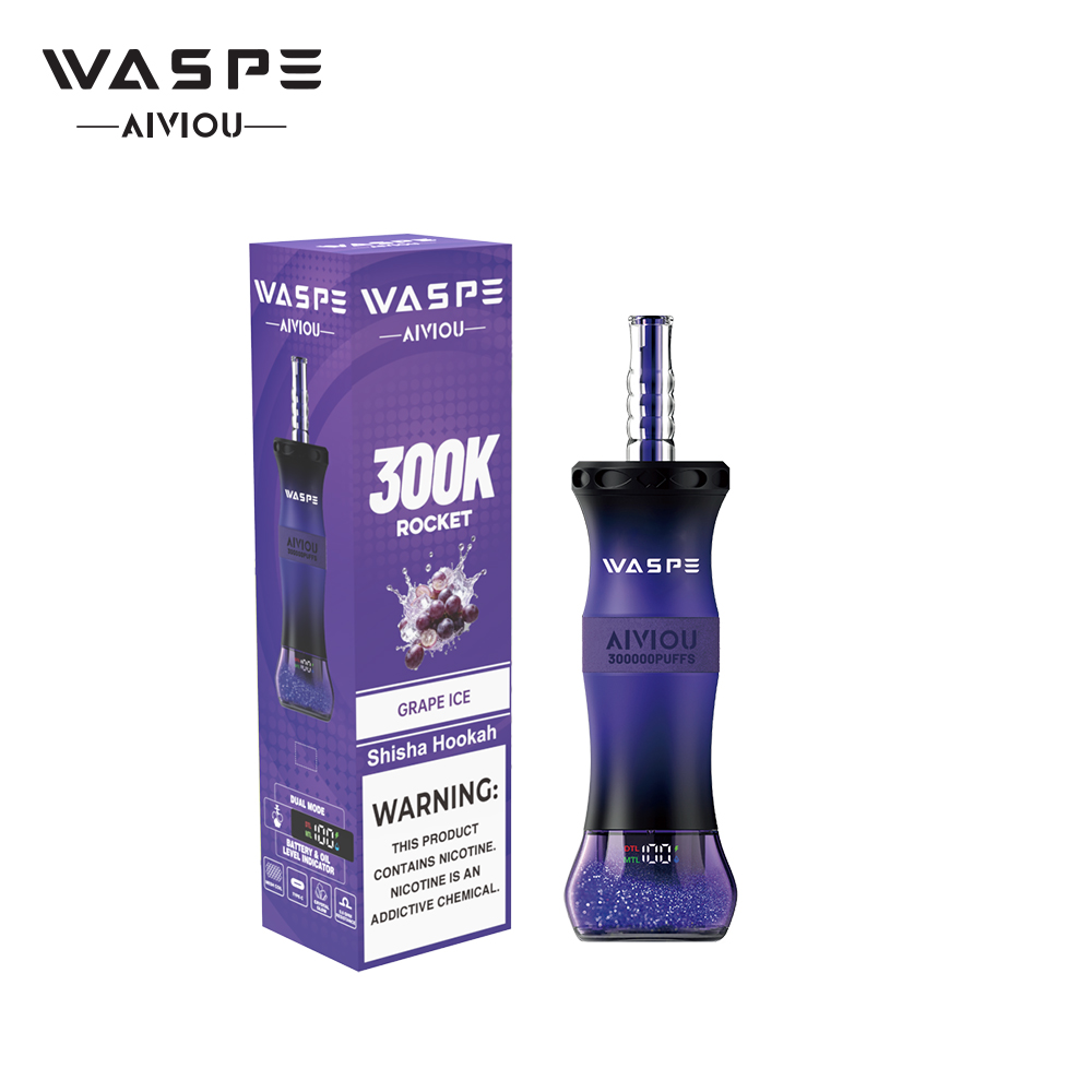 WASPE Shisha Hookah 300K Puffs Flavors 9