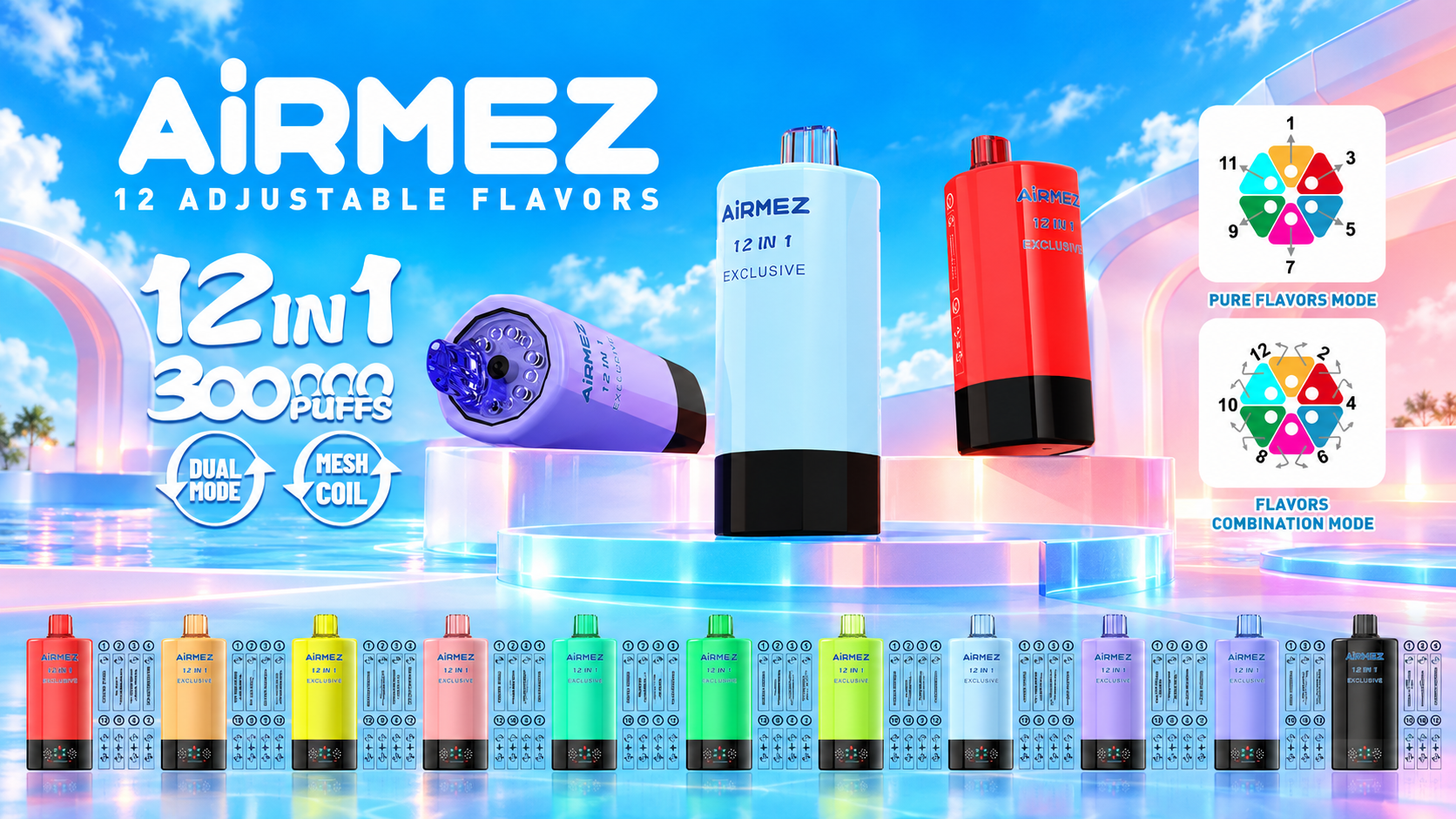 Airmez FOX 300K Puffs Banner Airmez FOX 300K Puffs Banner