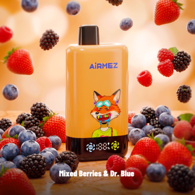 Airmez Fox 2in1 Pro 80000 Puffs Mixed Berries & Dr. Blue